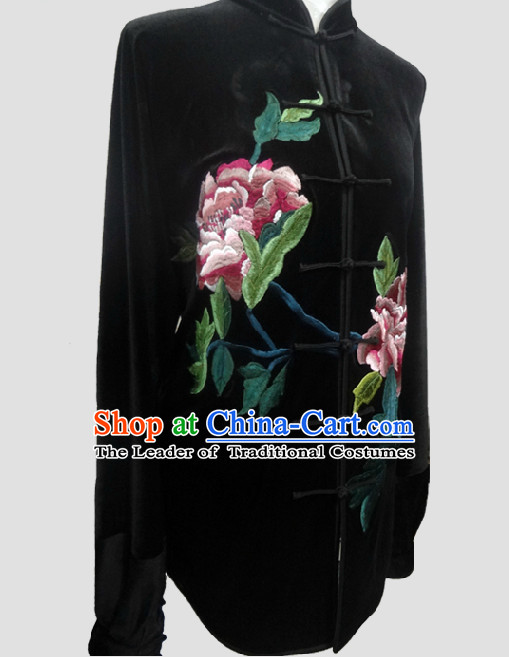 Top Tai Chi Chuan Uniform Taekwondo Karate Outfit Aikido Wing Chun Kungfu Wing
