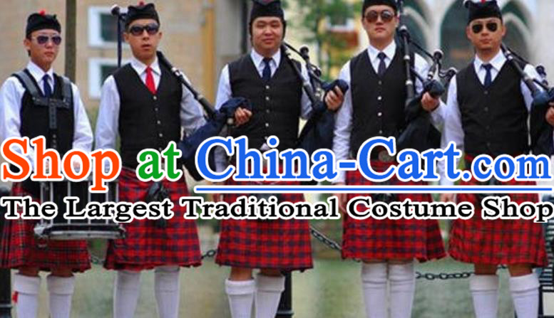 England Folk Dance Costume Traditional Garment Classic Clothing Complete Set for Men