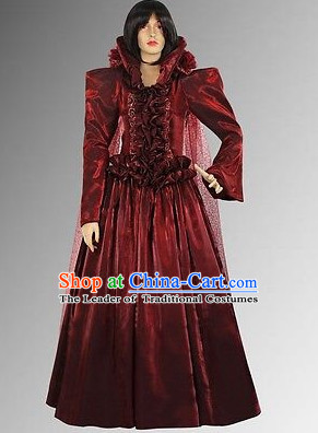 Traditional Medieval Costume Renaissance Costumes Historic Empress Clothing Complete Set for Women