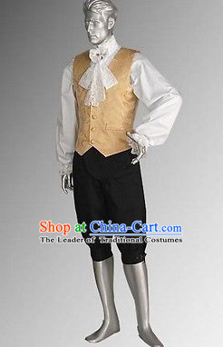 Traditional British National Costume Medieval Costume Renaissance Costumes Historic Dresses Complete Set for Men
