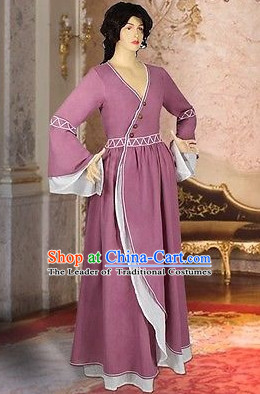 Tradtiional Medieval Costume Renaissance Costumes Historic Farmer Clothing Complete Set