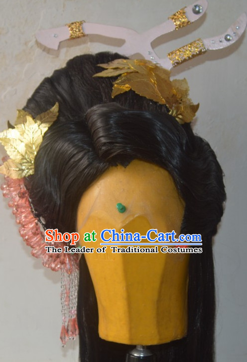 Ancient Chinese Empress Queen Princess Long Wigs Wigs Afro Wigs Hair Extensions Cheap Chinese Wigs Toupee Women Men Way Hair Full Lace Brazilian Front Wig Weave online
