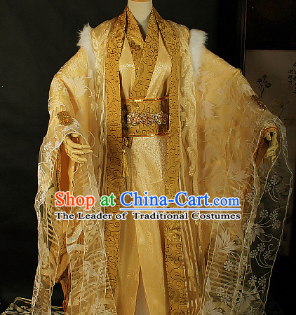 Chinese Ancient Imperial Emperor Costumes Japanese Korean Asian King Costume Wholesale Clothing Garment Dress Adults Cosplay for Men
