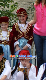 Traditional Greek Costumes Complete Set for Girls