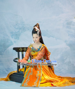 Ancient China Queen Costumes Complete Set for Girls