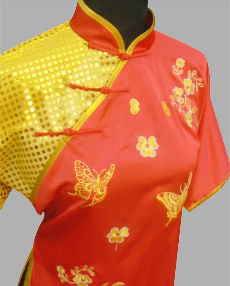 Asian China Wu Shu Wushu silk uniform uniforms costumes wushu clothing