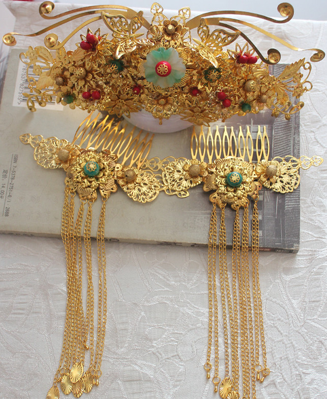 Chinese Traditional Hair Accessories Hair Fascinators Headbands Bridal Headpieces