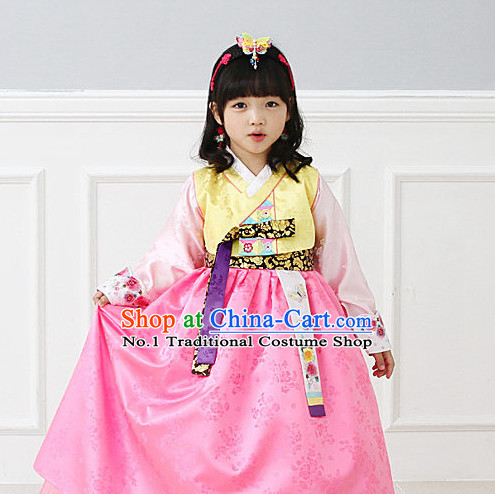 Top Korean National Costumes Kids Fashion Traditional Korean Clothes