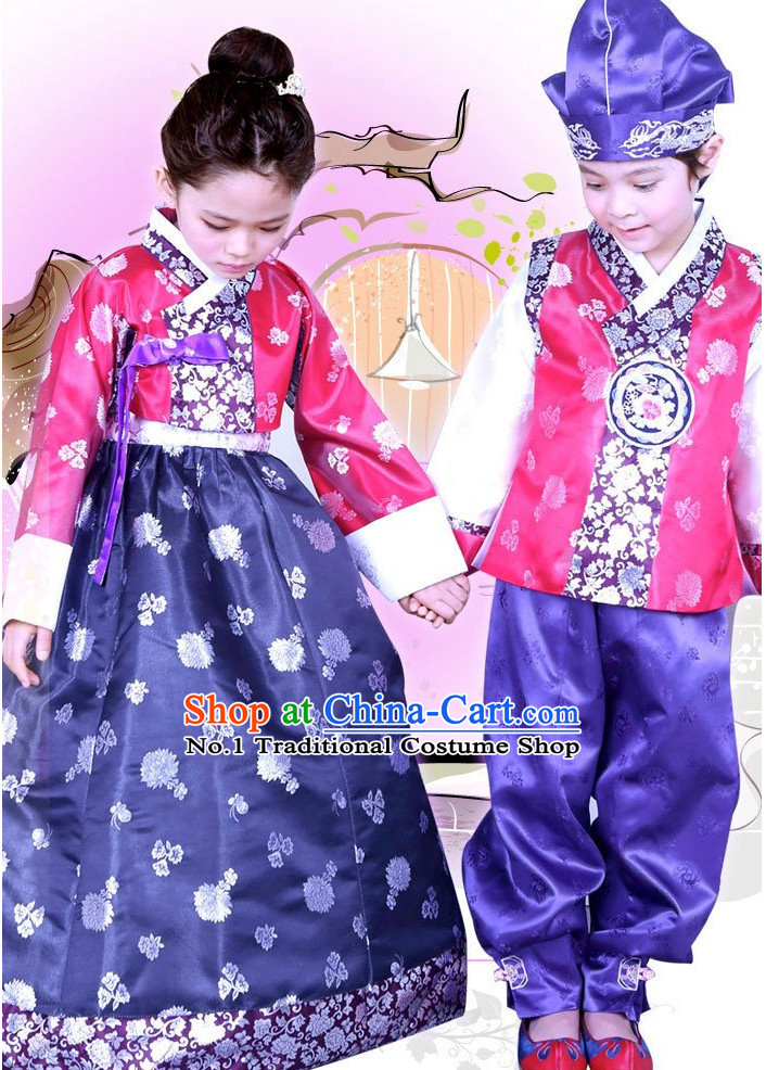 Korean Traditional Hanbok Clothing Dresses Kids Fashion Korean Products