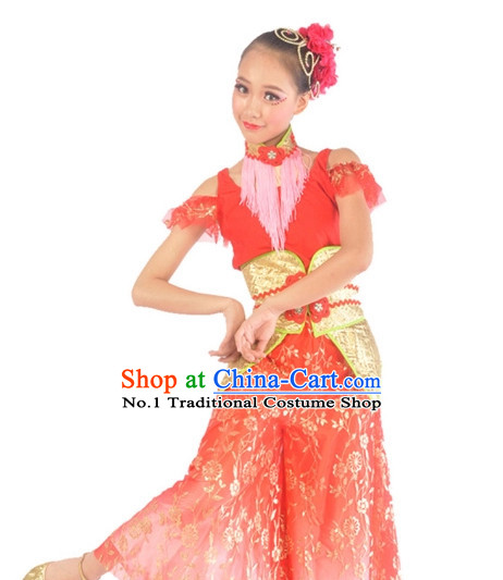 China Shop Chinese Dance Costumes Dancewear Complete Set for Women