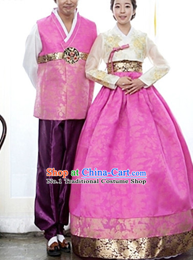 Top South Korean Hanbok Wedding Dresses Complete Set for Couples