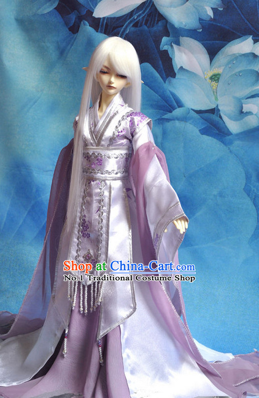 Asian Fashion Chinese Childe Hanfu Costumes Complete Set for Men