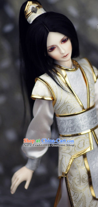 Asia Fashion China Civilization Chinese Costumes Hanfu Dresses Complete Set for Men