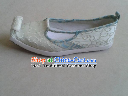 Handmade Chinese Traditional Hanfu Fabric Shoes Footwear
