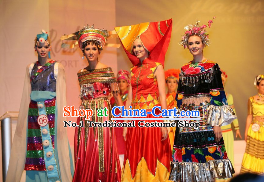 Chinese costumes costume asian fashion oriental clothing wig clothes traditional