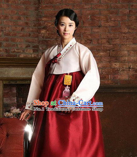 Traditional Korean Custom Made Hanbok Clothing Complete Set for Girls