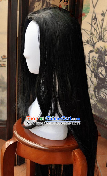 Asian Fashion Chinese Wigs Cosplay Wigs Ancient Costume Wigs Hair Pieces for Men