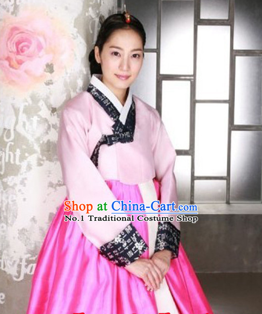 Korean Traditional Clothing Imperial Female Plus Size Dress Fashion Clothes Complete Set