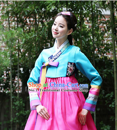 Korean Woman National Costumes Traditional Costumes Hanbok online Shopping