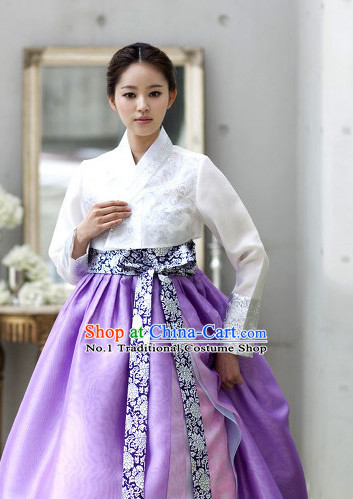 Korean Traditional Ceremonial Suit Complete Set for Women