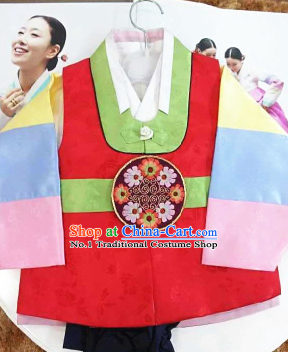 Ashion Fashion Traditional Korean Kids Clothing Complete Set