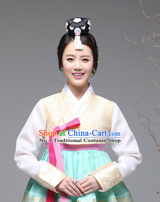 Traditional Korean Fashion Style Female Clothing Complete Sets