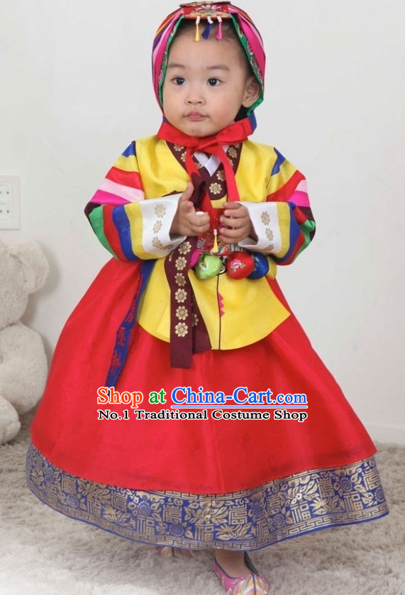 Korean Traditional Hanbok Clothes online Shopping for Birthday Infants