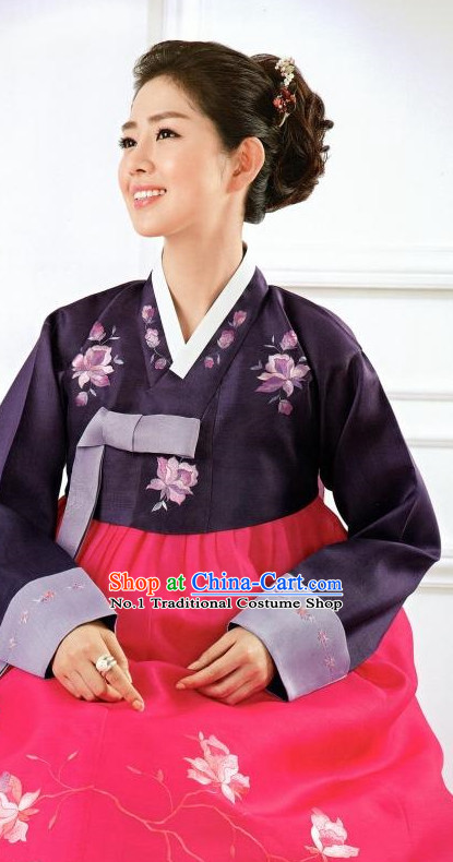 Korean Cusotm Made National Costumes Traditional Hanbok Clothes online Shopping