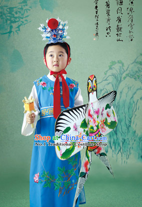 Chinese Traditional National Costumes Jia Baoyu Costume Hair Accessories for Kids