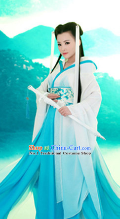 Chinese Traditional National Costumes Fairy Costume Complete Set
