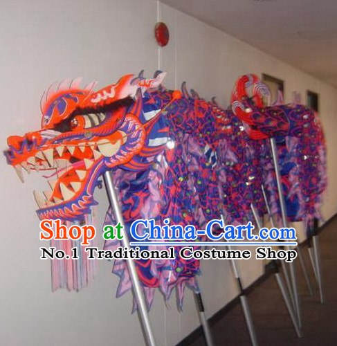 Handmade Luminous Grand Opening Professional Competition and Festival Celebration Dragon Costumes Complete Set