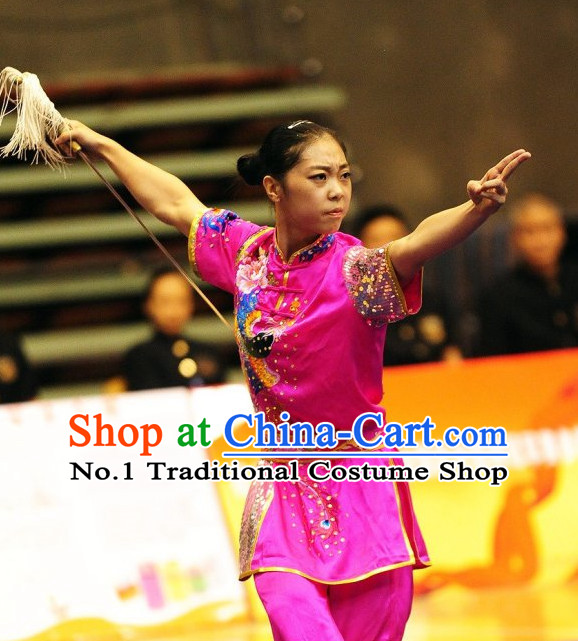 Top Competition Martial Arts Uniforms Martial Arts Supplies Kung Fu Swords Sword Championship Uniform for Women