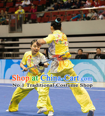 Top Martial Arts Competition Uniform Kung Fu Suit Eagle Fist Mantis Fist Boxing Monkey Fist Gongfu Costumes Complete Set for Women