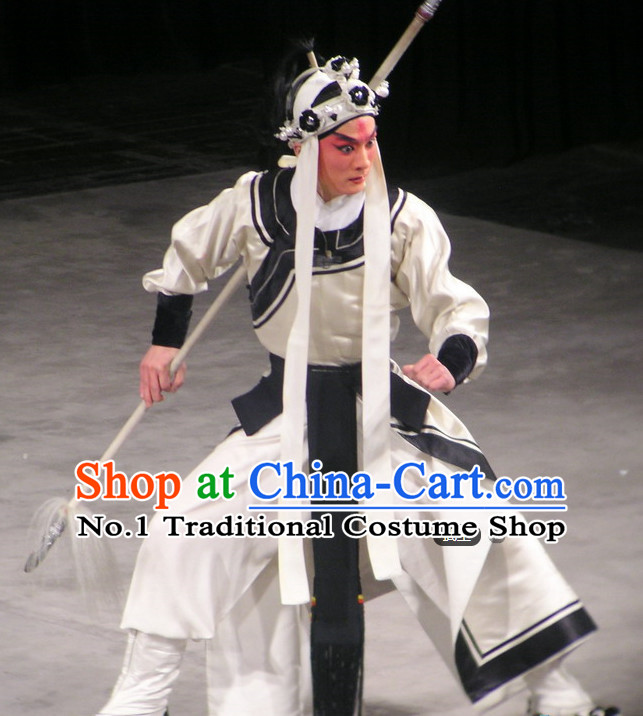 Peking Opera Drama Performing Costumes Yue Opera Wu Sheng Costume