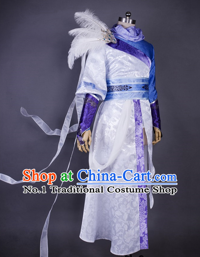 Asia Fashion Chinese Wu Xia Swordsman Play Cosplay Costumes Halloween Costume for Men