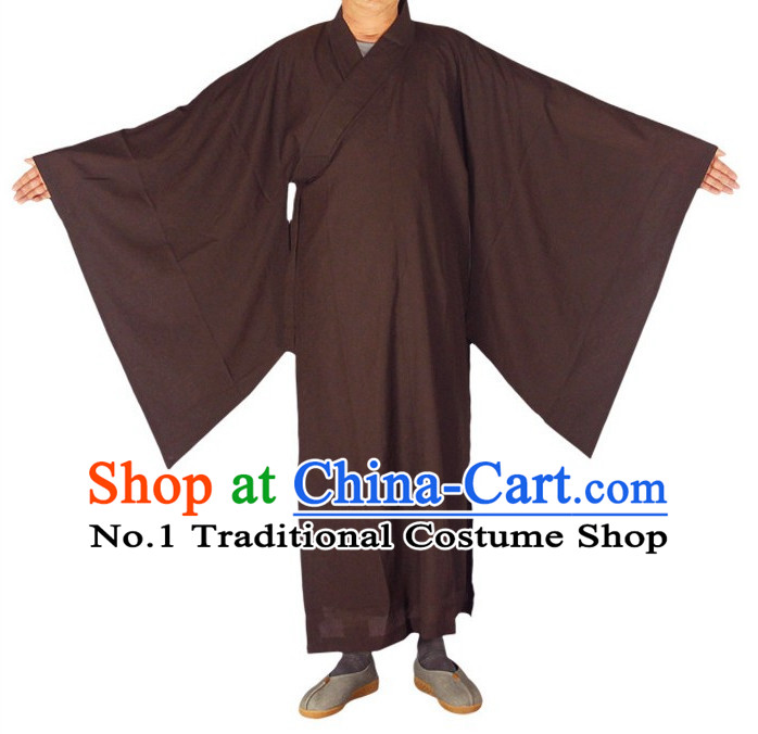 Chinese taoist uniform taoist costumes long robe dao