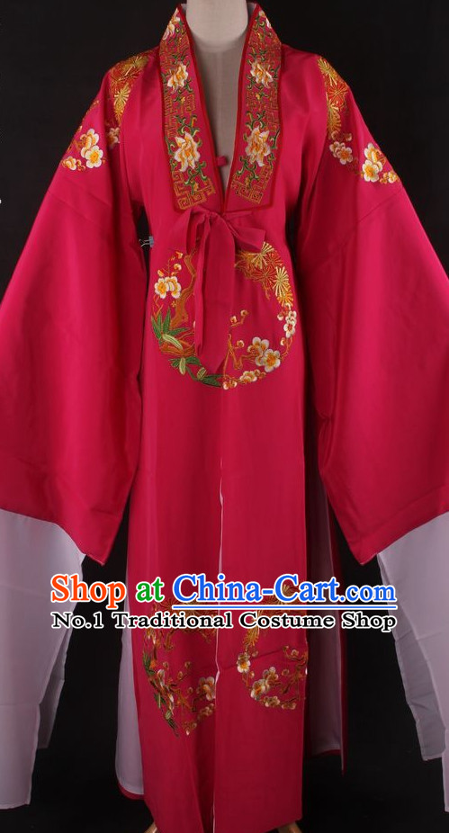 Chinese Traditional Dress Oriental Clothing Theatrical Costumes Opera Costume Long Sleeves Lady Dresses