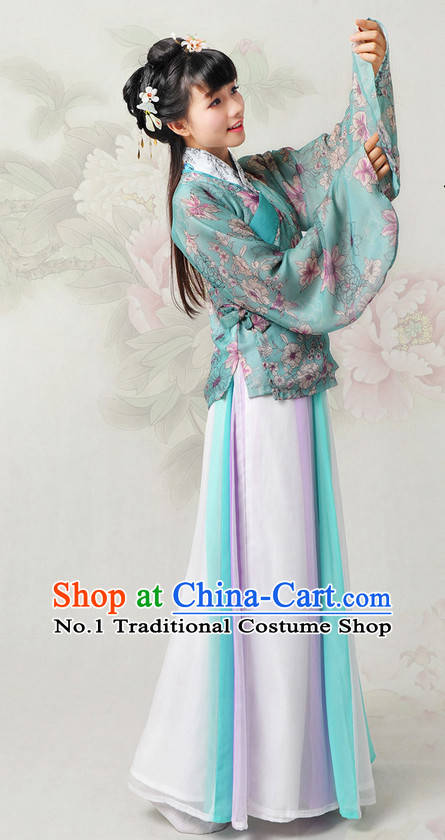 Chinese ancient costumes hanfu han fu traditional dress folk dress oriental clothing ruqun classical costumes for women men boys girls