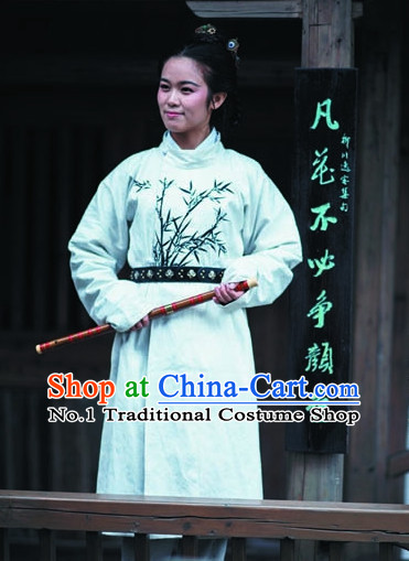 Ancient Asian Swordswoman Costumes Full Set for Women