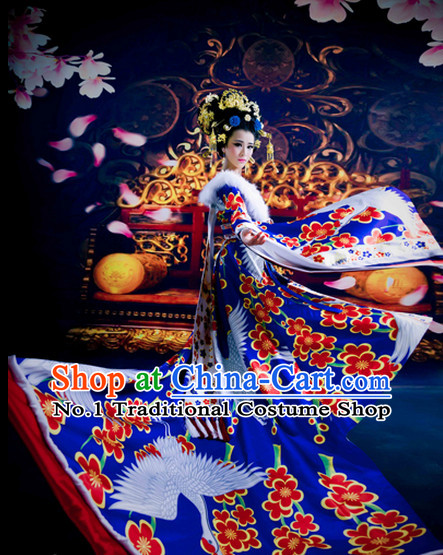 China Tang Dynasty Empress Crane Clothing