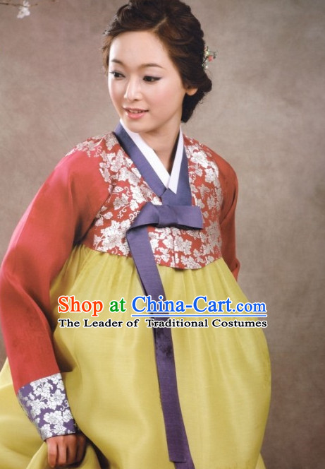 Top Korean Modern Hanbok Wedding Ceremony Dresses for Women Mother
