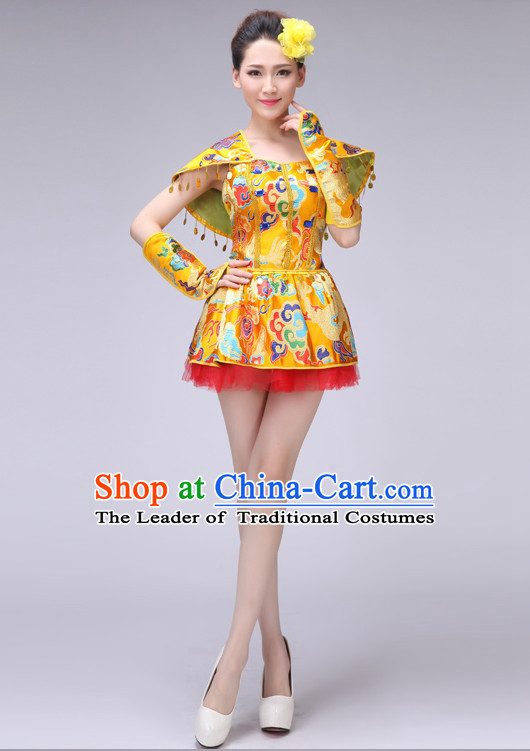 Chinese Drum Dance Costumes Dancewear Discount Dane Supply Clubwear Dance Wear China Wholesale Dance Clothes