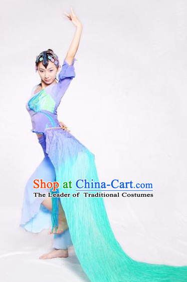 Chinese Classic Fan Dance Costume