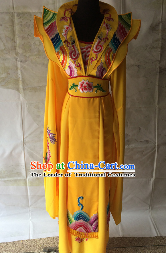 Ancient Chinese Opera Embroidered Empress Costume Complete Set for Women