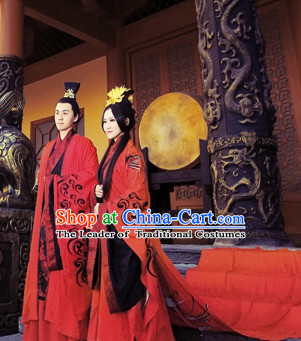 Ancient Chinese Emperor Wedding Robe Dresses for Men
