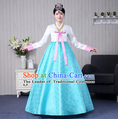 Korean Traditional Costumes Korean Clothes Wedding Full Dress Formal Attire Ceremonial Clothes Court Stage Dancing