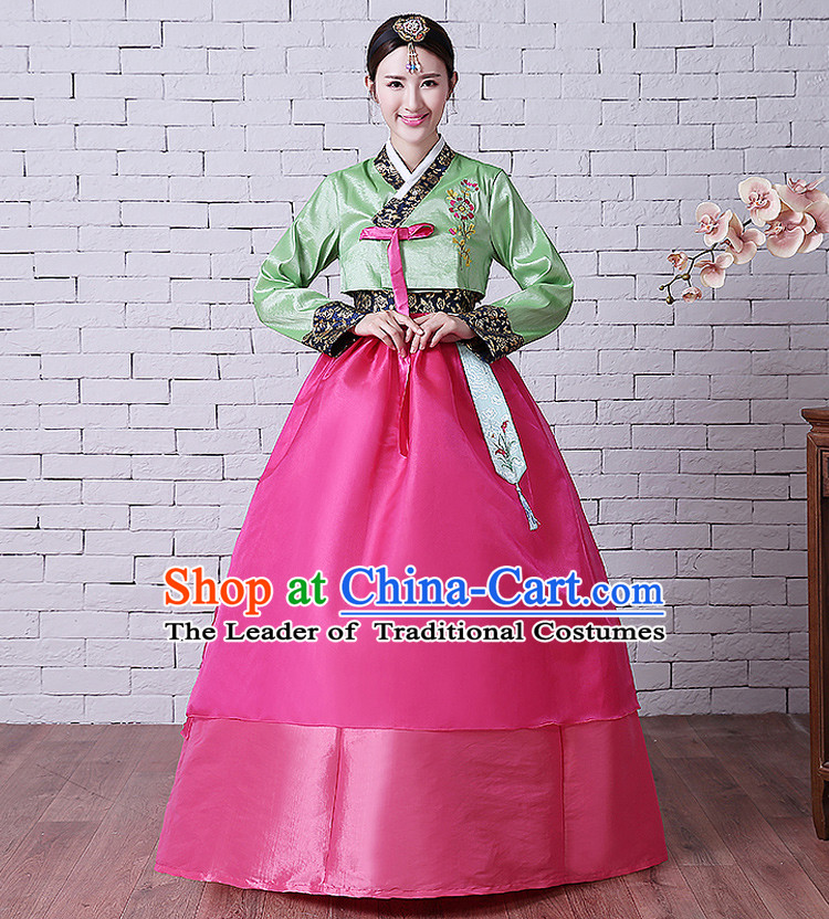 Korean Traditional Costumes Adult Women High Quality Ancient Clothes Wedding Dress Korean Full Dress Formal Attire Ceremonial Dress Court Stage Dancing