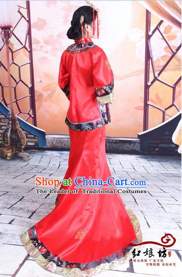 Chinese Traditional Clothes Min Guo Time Girl Clothing Nobel Lady Stage costumes Ladies