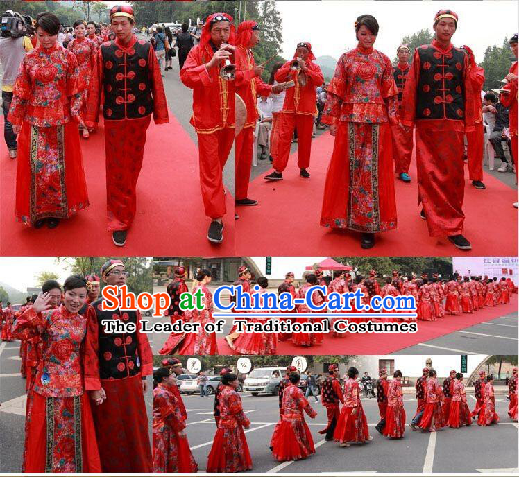 Chinese Traditional Clothes Min Guo Time Female Clothing Nobel Stage costumes Girls