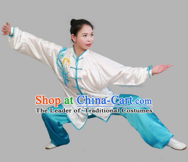 Top Tai Chi Uniforms Kung Fu Uniform Martial Arts Suits Mulan Fan Outfits